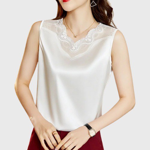 Débardeur Korean Satin Femme