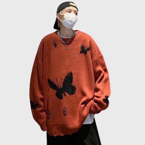 Pull Korean Homme Oversize