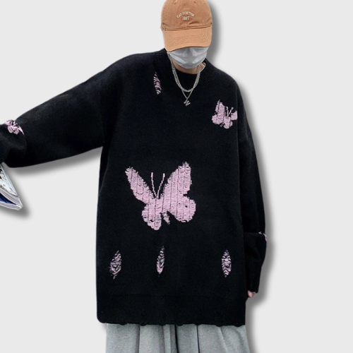 Pull Korean Homme Oversize