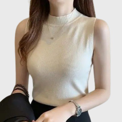 Débardeur Korean Col Montant