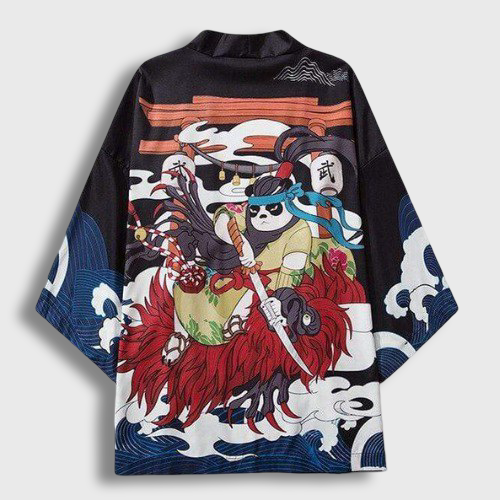 Veste Kimono Panda Samourai
