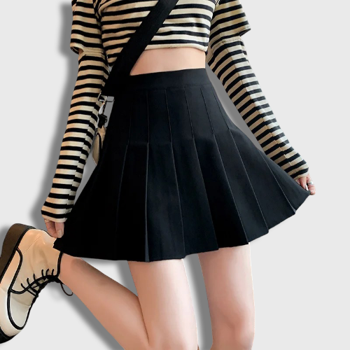 Jupe Plissé Mode Coréenne