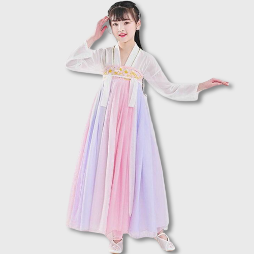 Hanfu Enfant Rose