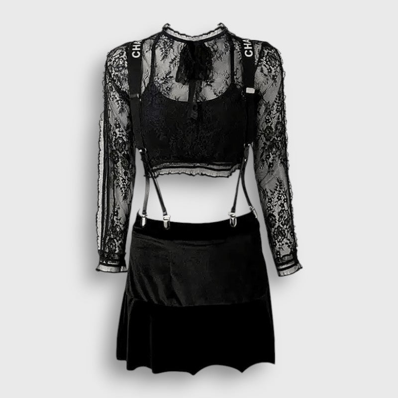 Ensemble Jupe Dentelle KPOP | Jennie – Blackpink